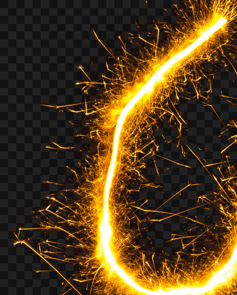 j-lower from Sparkler alphabet on Yellow Images Creative Fonts - S44623