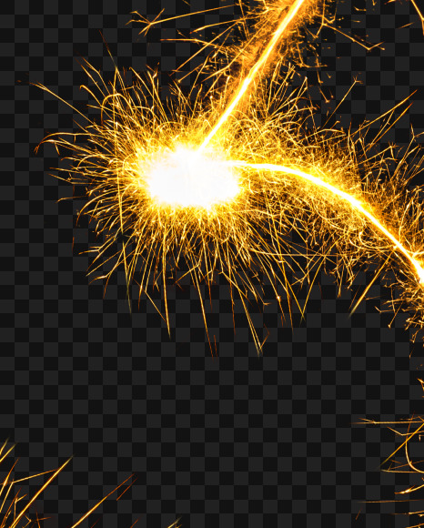 3 from Sparkler alphabet on Yellow Images Creative Fonts - S44581