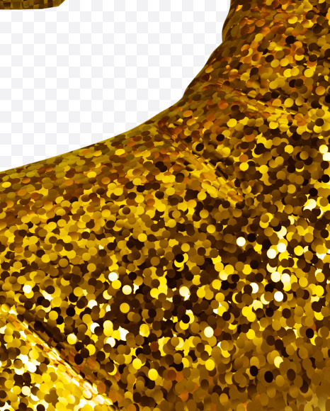 ? from Gold glitter font on Yellow Images Creative Fonts - S44678