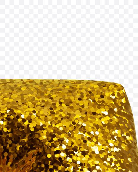 Letter A from Gold glitter font on Yellow Images Creative Fonts - S44641