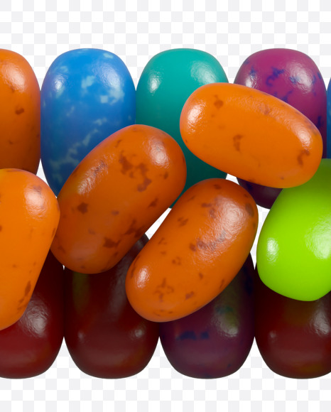 Letter Z from Jelly Beans Font on Yellow Images Creative Fonts - S44756