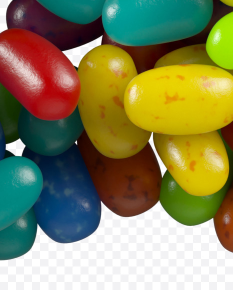 & from Jelly Beans Font on Yellow Images Creative Fonts - S44773