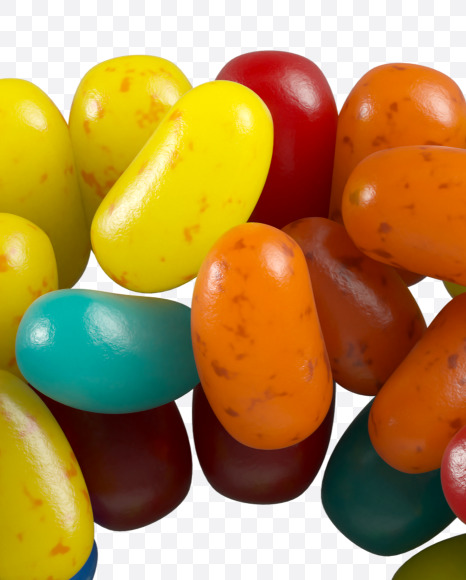 ? from Jelly Beans Font on Yellow Images Creative Fonts - S44768