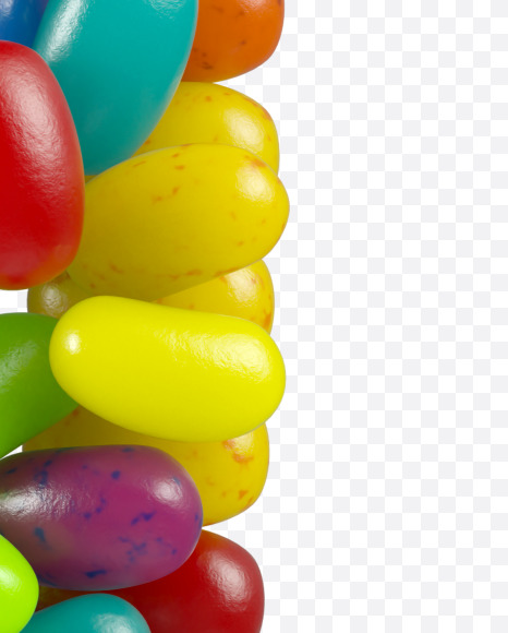 ! from Jelly Beans Font on Yellow Images Creative Fonts - S44767