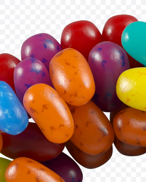 2 from Jelly Beans Font on Yellow Images Creative Fonts - S44758