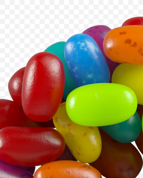 pound from Jelly Beans Font on Yellow Images Creative Fonts - S44771