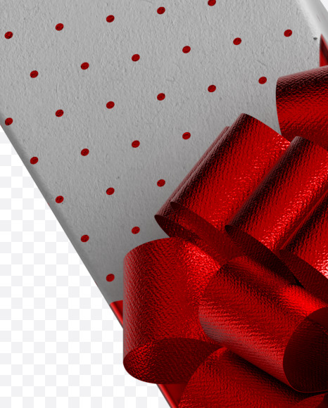 Letter y from Present with red ribbon Font on Yellow Images Creative Fonts - S44800