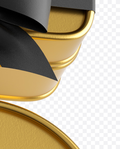 5 from Golden gift box Font on Yellow Images Creative Fonts - S44932