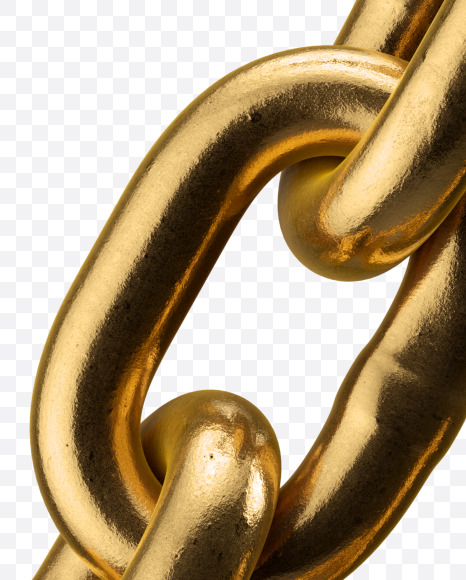 Letter z from Golden Chain Alphabet on Yellow Images Creative Fonts - S45230