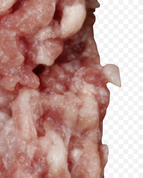 Letter R from Chopped Meat Font on Yellow Images Creative Fonts - S45458