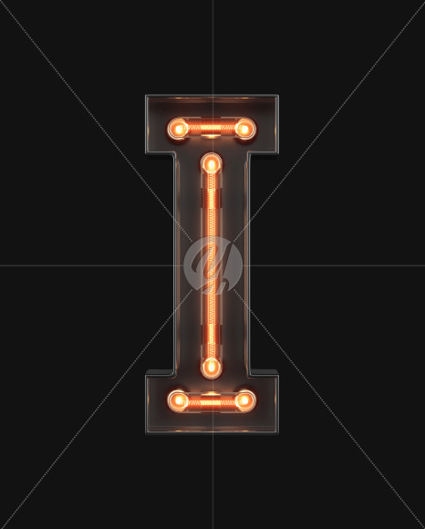 Neon Alphabet I
