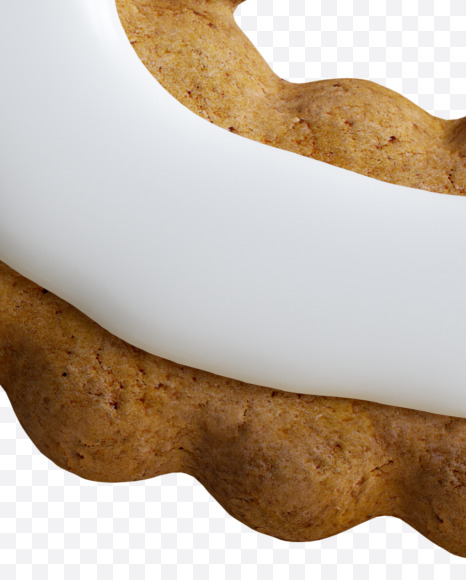 e lowercase from Funny cookies alphabet on Yellow Images Creative Fonts - S46022