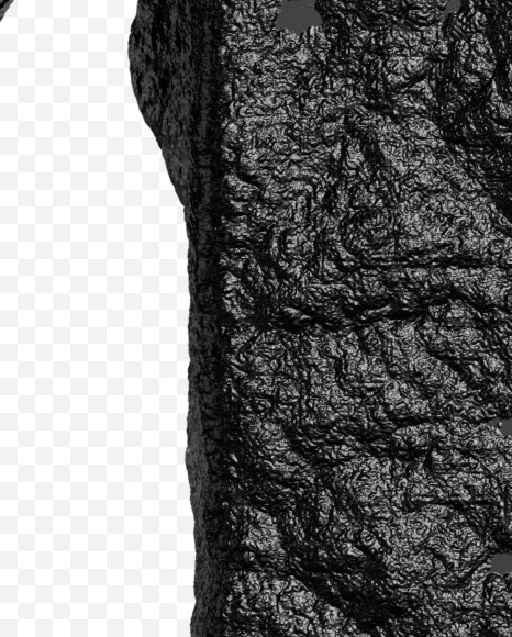 h lowercase from Black stone alphabet on Yellow Images Creative Fonts - S46390