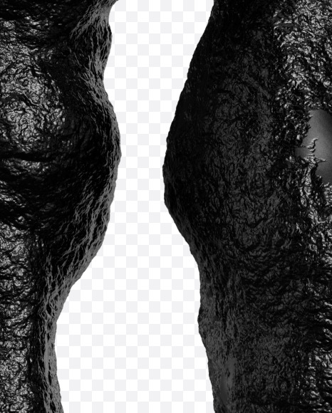 o lowercase from Black stone alphabet on Yellow Images Creative Fonts - S46397