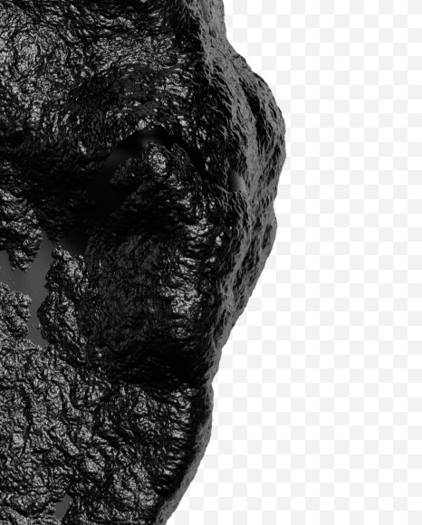 p lowercase from Black stone alphabet on Yellow Images Creative Fonts - S46398