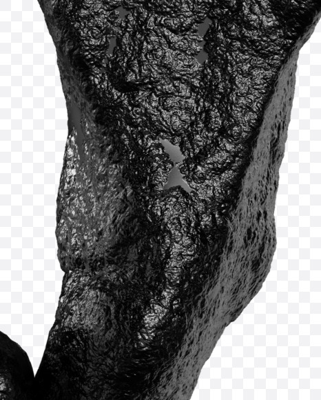 y lowercase from Black stone alphabet on Yellow Images Creative Fonts - S46407