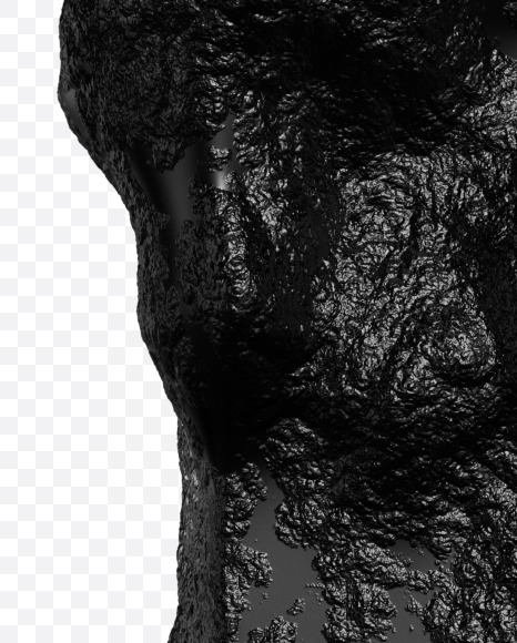 0 from Black stone alphabet on Yellow Images Creative Fonts - S46418