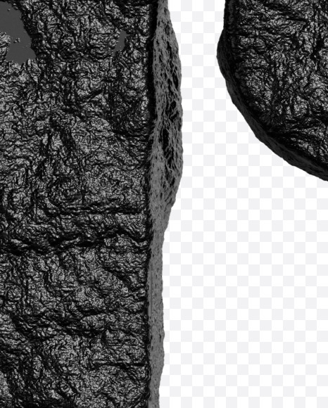 r lowercase from Black stone alphabet on Yellow Images Creative Fonts - S46400