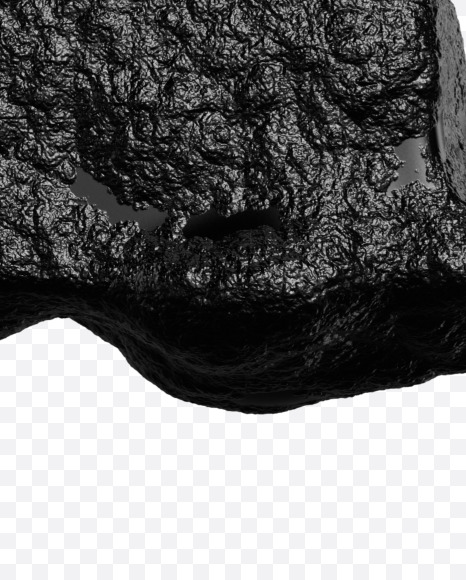 H uppercase from Black stone alphabet on Yellow Images Creative Fonts - S46364