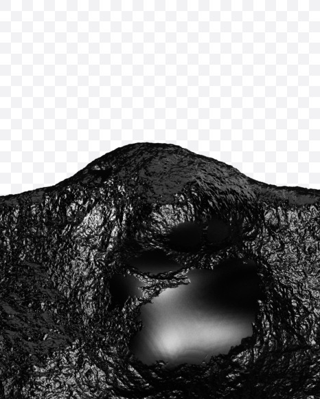 T uppercase from Black stone alphabet on Yellow Images Creative Fonts - S46376