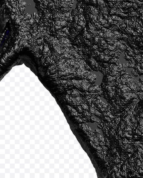 X uppercase from Black stone alphabet on Yellow Images Creative Fonts - S46380