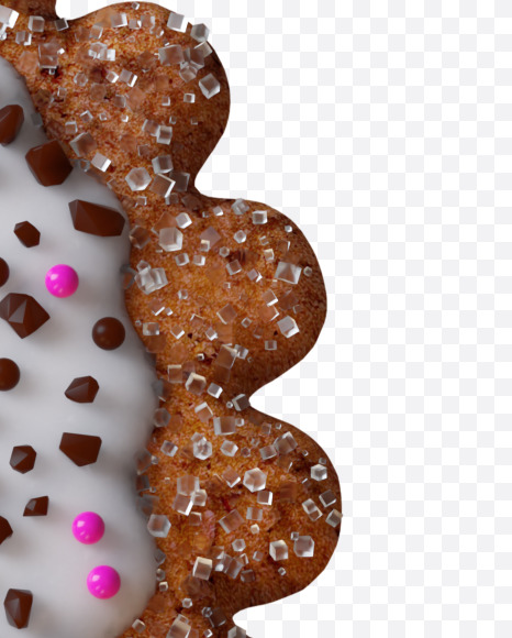 3 from Sugar cookies alphabet on Yellow Images Creative Fonts - S46455