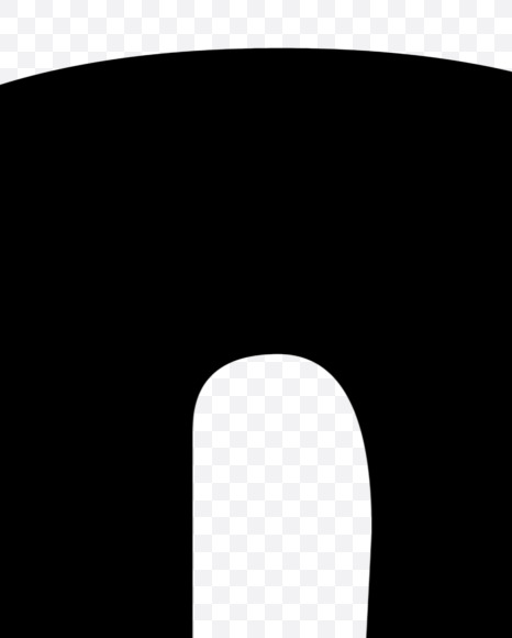 6 from Black Zipper Alphabet on Yellow Images Creative Fonts - S46590