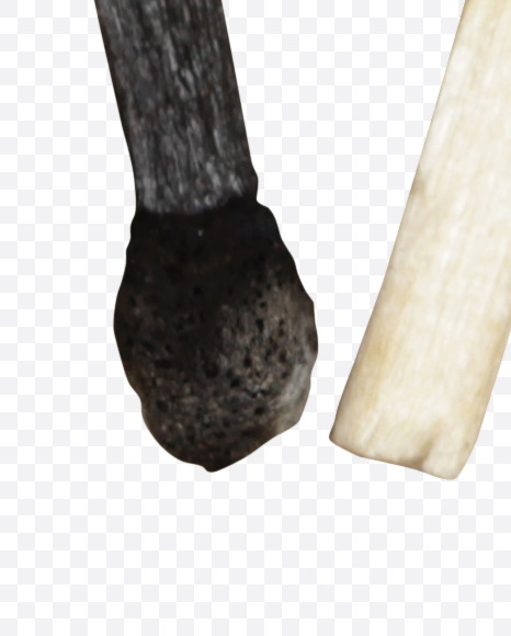 Letter W from Matches Font on Yellow Images Creative Fonts - S46622