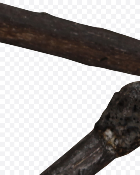 Letter G from Matches Font on Yellow Images Creative Fonts - S46606