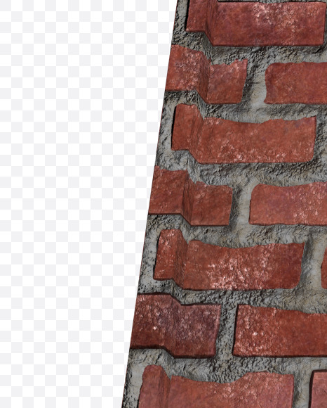 Letter M from BRICK ALPHABET SET on Yellow Images Creative Fonts - S46646