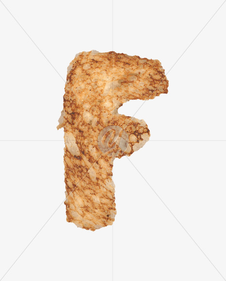 Letter F from Toaster alphabet on Yellow Images Creative Fonts - S46898