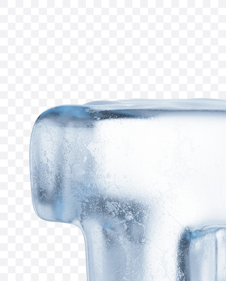 I1 from Ice Alphabet on Yellow Images Creative Fonts - S47413