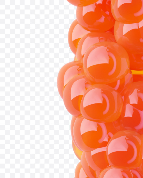 Letter I from Tasty Red Caviar on Yellow Images Creative Fonts - S48729