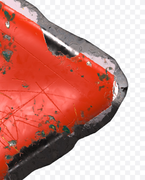 from Red brushed metal alphabet on Yellow Images Creative Fonts - S48331