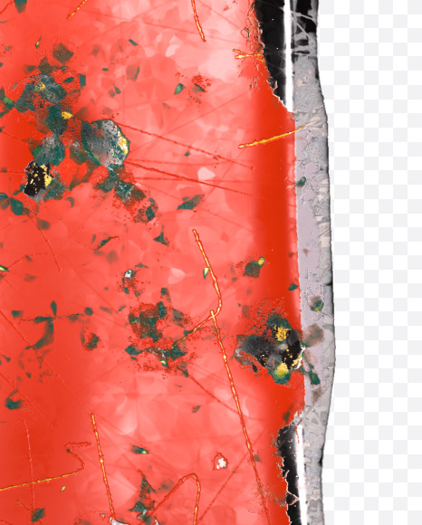 0 from Red brushed metal alphabet on Yellow Images Creative Fonts - S48309