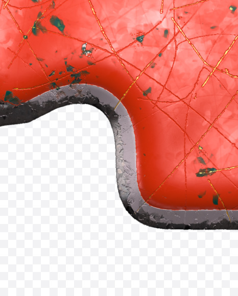 * from Red brushed metal alphabet on Yellow Images Creative Fonts - S48323