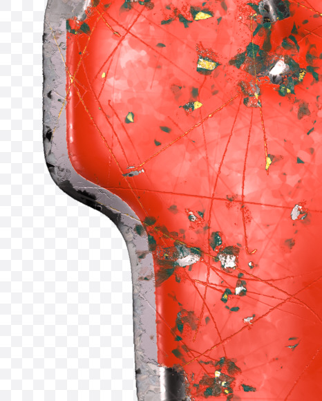 # from Red brushed metal alphabet on Yellow Images Creative Fonts - S48327