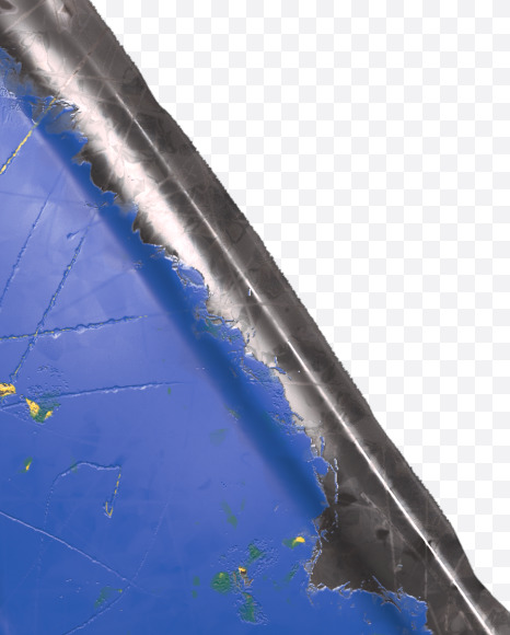 Letter X from Blue brushed metal Alphabet on Yellow Images Creative Fonts - S48561