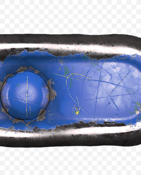 symbols 1 from Blue brushed metal Alphabet on Yellow Images Creative Fonts - S48586