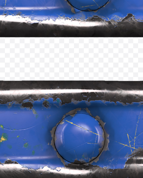 symbols 2 from Blue brushed metal Alphabet on Yellow Images Creative Fonts - S48587