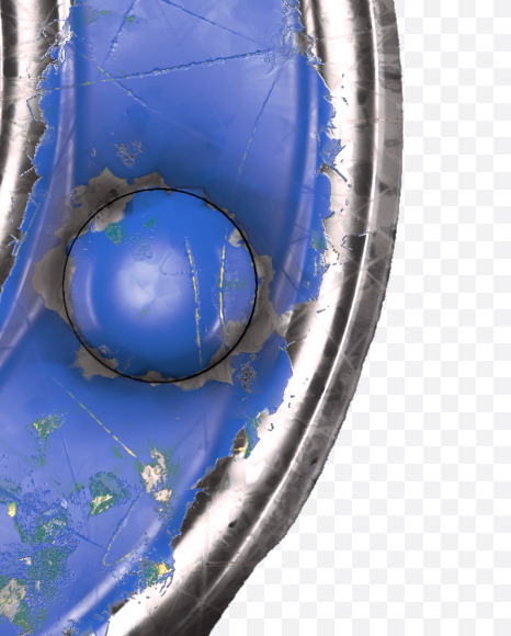 ? from Blue brushed metal Alphabet on Yellow Images Creative Fonts - S48577