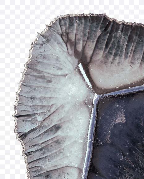 Letter P from Metal terrain Alphabet on Yellow Images Creative Fonts - S48645