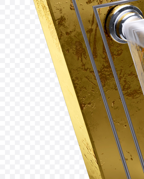 x5-font-letter-v from X5 Golden Rusty Inverse Isometric Font on Yellow Images Creative Fonts - S49251