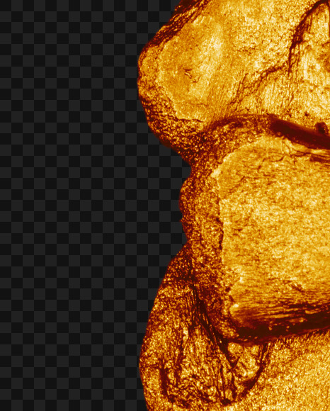 Letter e from Golden bones alphabet on Yellow Images Creative Fonts - S49560