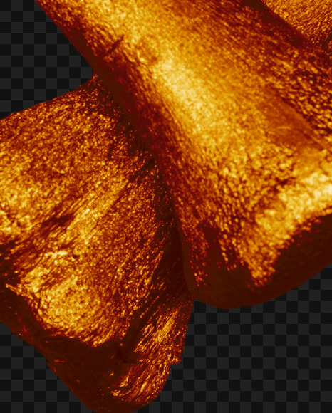 Letter m from Golden bones alphabet on Yellow Images Creative Fonts - S49568