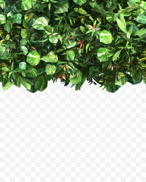 green_plant_01 from Vertical Garden Font Set 2 on Yellow Images Creative Fonts - S49722