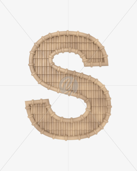 S-uppercase from Roofing fonts on Yellow Images Creative Fonts - S49798