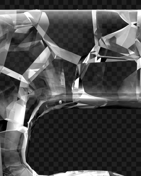 5 from Fracture alphabet on Yellow Images Creative Fonts - S50069