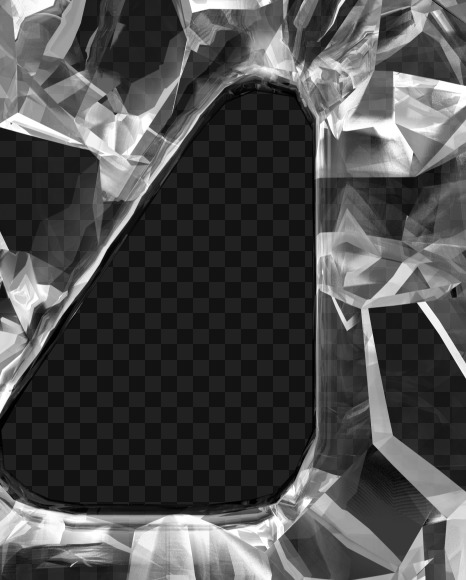 4 from Fracture alphabet on Yellow Images Creative Fonts - S50068