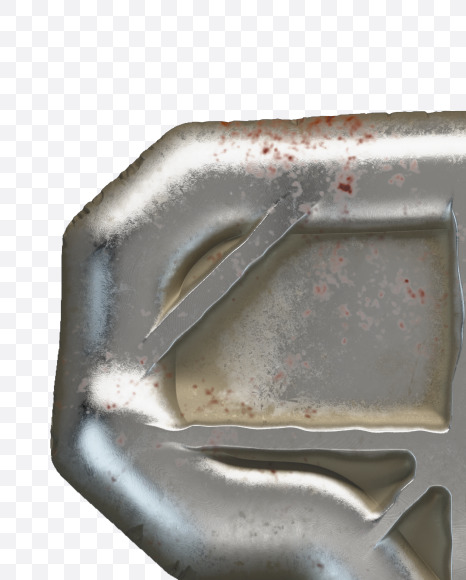 ) from Metal door alphabet on Yellow Images Creative Fonts - S50343